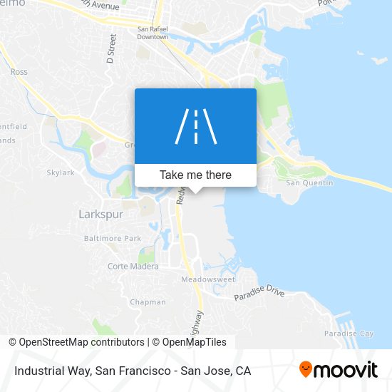 Mapa de Industrial Way