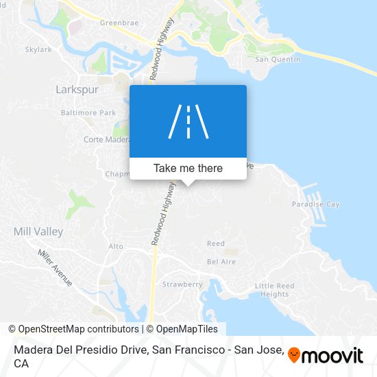 Madera Del Presidio Drive map