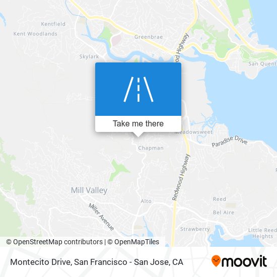 Mapa de Montecito Drive