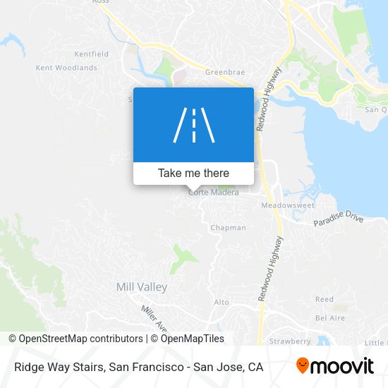 Mapa de Ridge Way Stairs