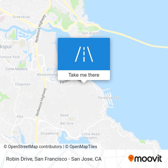 Mapa de Robin Drive