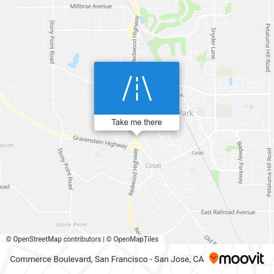 Commerce Boulevard map