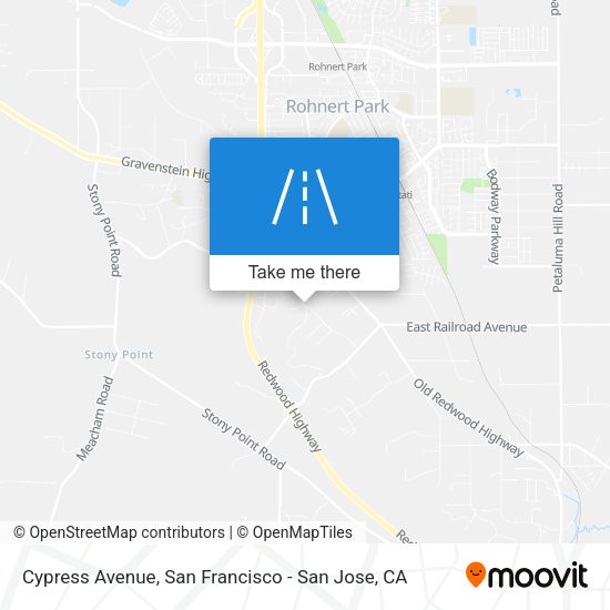Mapa de Cypress Avenue