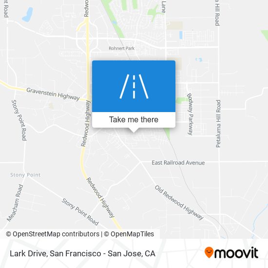 Lark Drive map