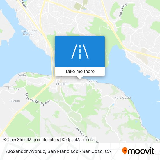 Mapa de Alexander Avenue