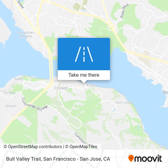 Mapa de Bull Valley Trail