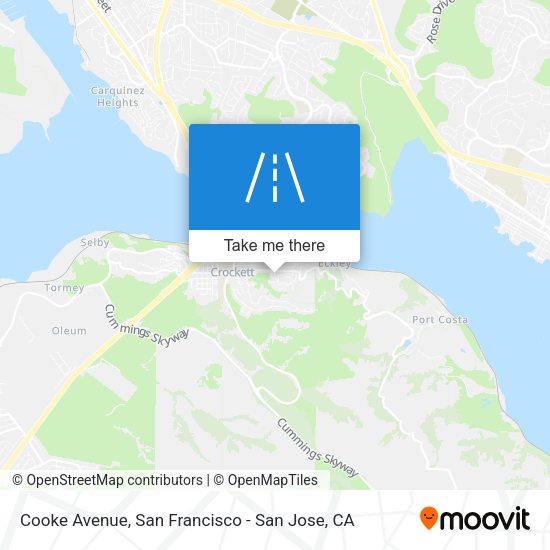 Mapa de Cooke Avenue