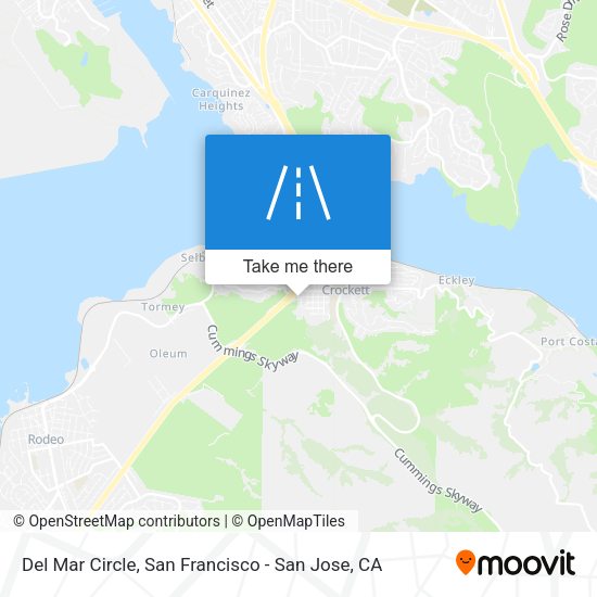 Mapa de Del Mar Circle