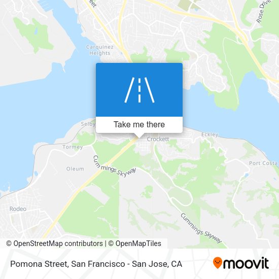 Mapa de Pomona Street