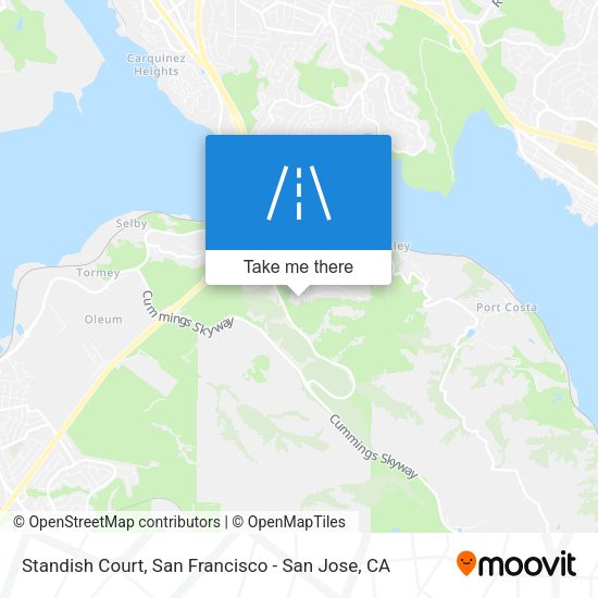 Mapa de Standish Court