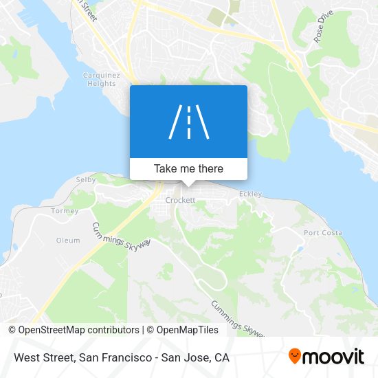 Mapa de West Street