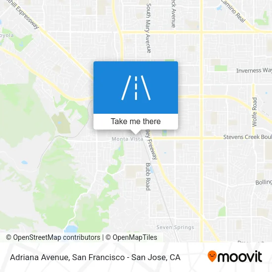 Adriana Avenue map