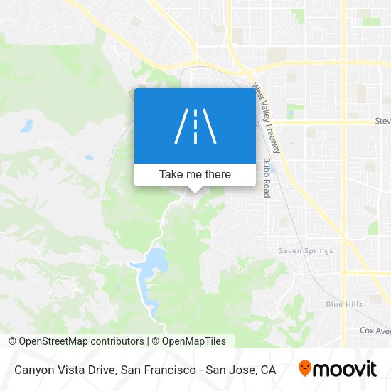 Mapa de Canyon Vista Drive