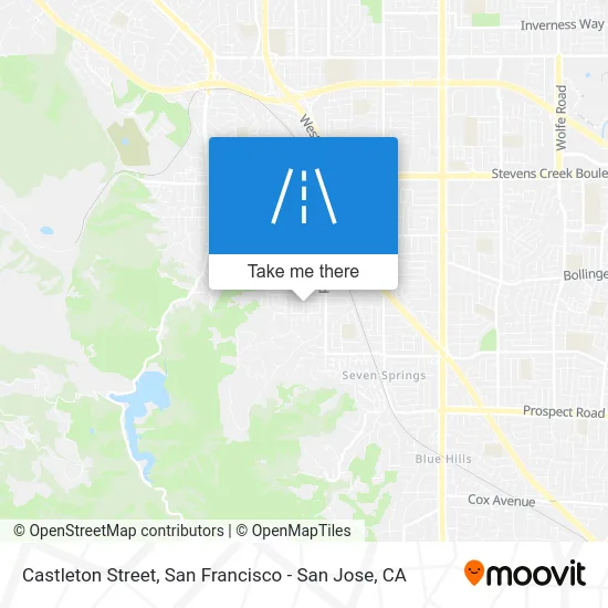 Castleton Street map