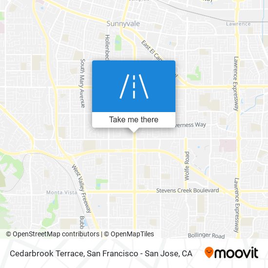 Mapa de Cedarbrook Terrace