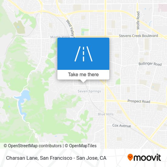 Mapa de Charsan Lane