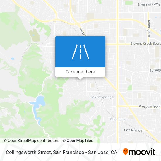 Mapa de Collingsworth Street