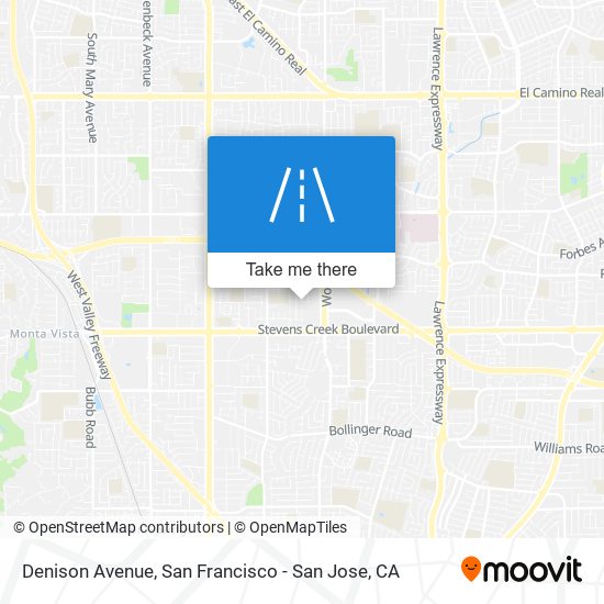 Denison Avenue map