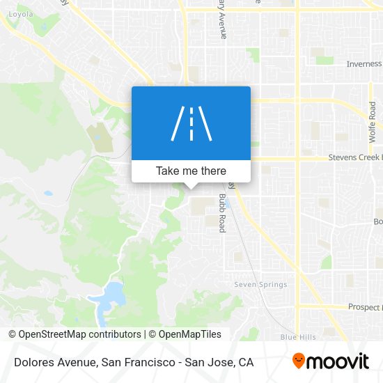 Mapa de Dolores Avenue