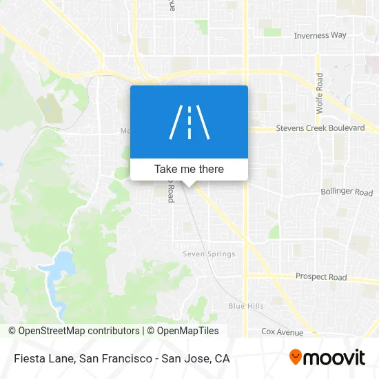 Fiesta Lane map