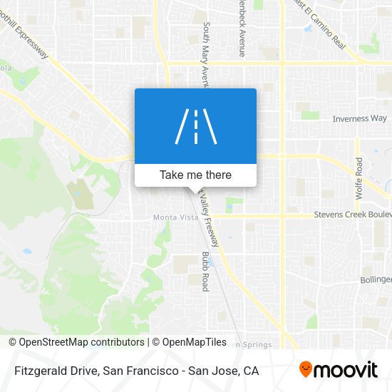 Mapa de Fitzgerald Drive