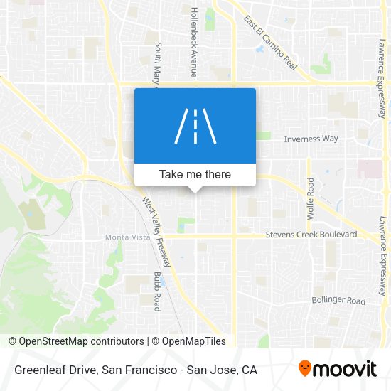 Mapa de Greenleaf Drive