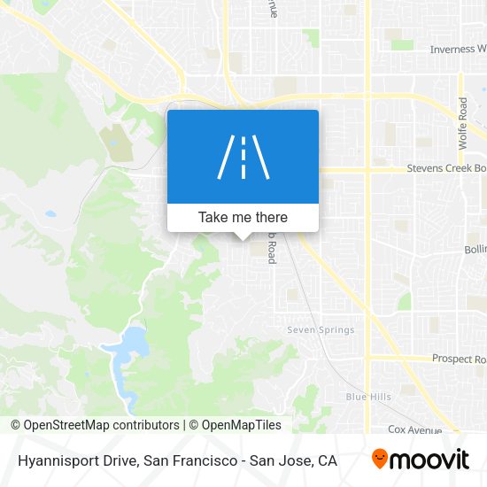 Mapa de Hyannisport Drive