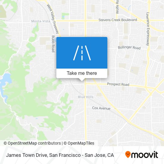 James Town Drive map