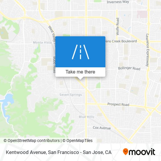 Mapa de Kentwood Avenue