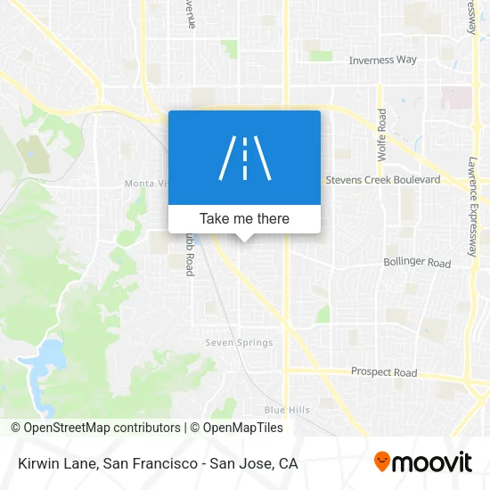 Mapa de Kirwin Lane