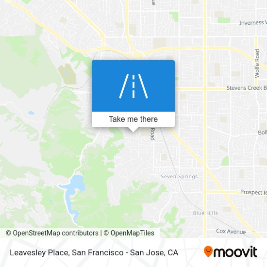 Leavesley Place map