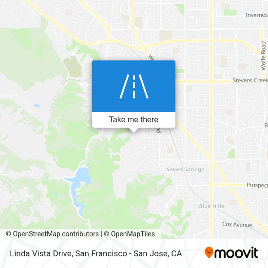 Mapa de Linda Vista Drive