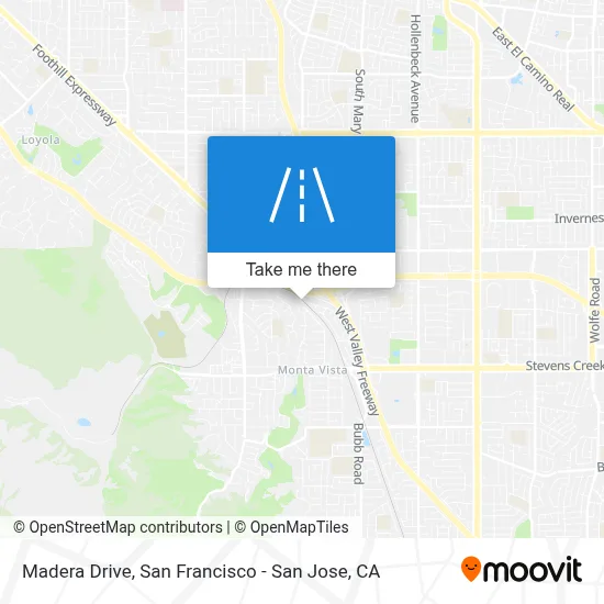 Madera Drive map