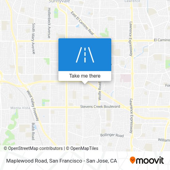 Mapa de Maplewood Road
