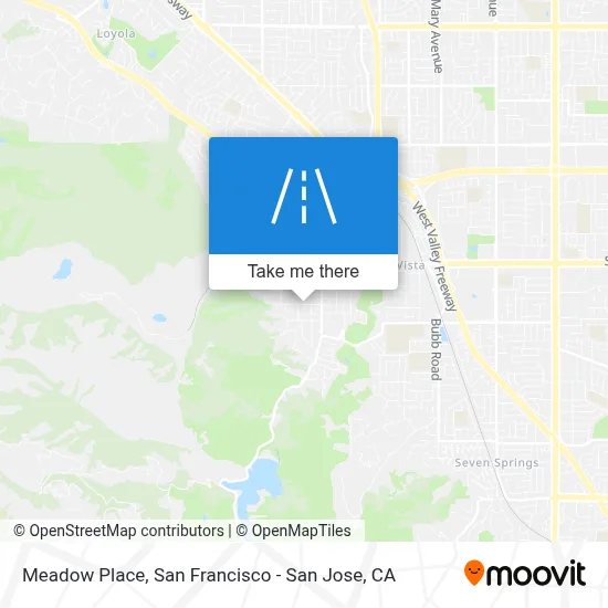 Meadow Place map