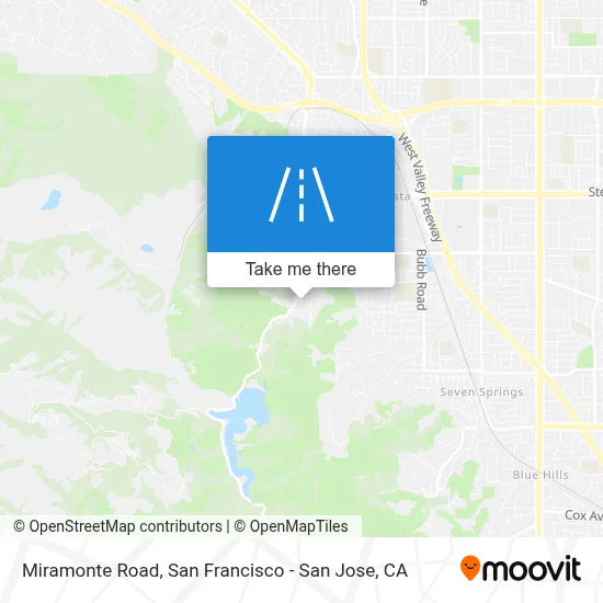 Miramonte Road map