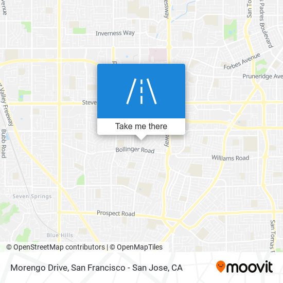 Morengo Drive map