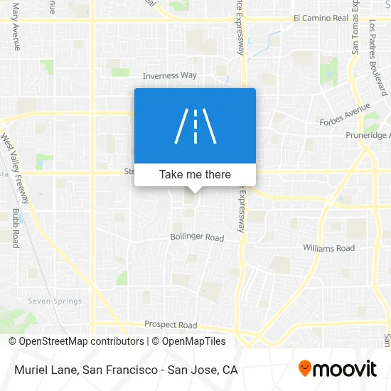 Muriel Lane map