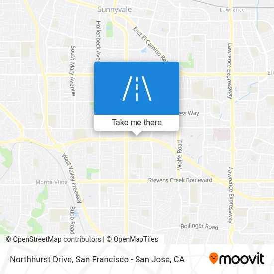 Northhurst Drive map