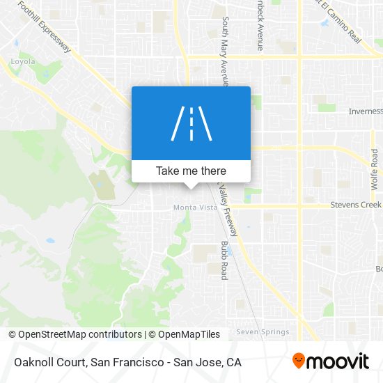 Oaknoll Court map