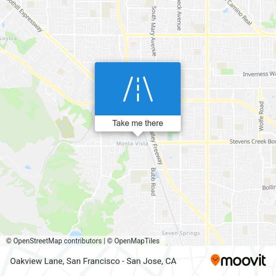 Mapa de Oakview Lane