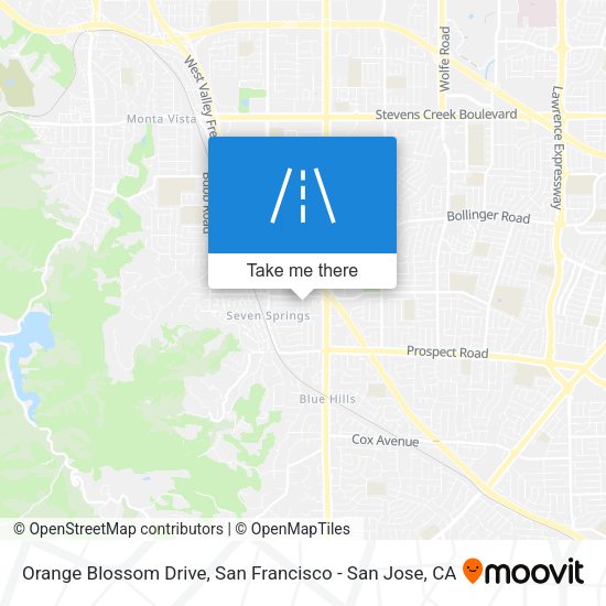 Orange Blossom Drive map