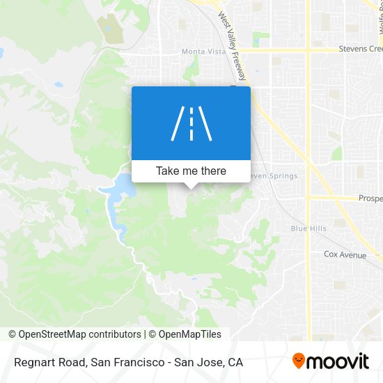 Mapa de Regnart Road