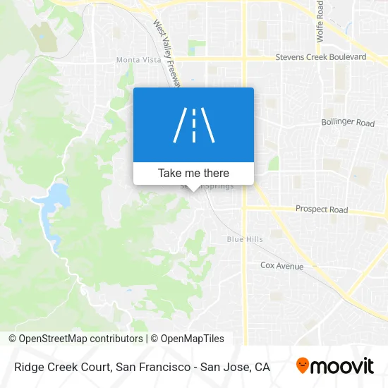 Ridge Creek Court map