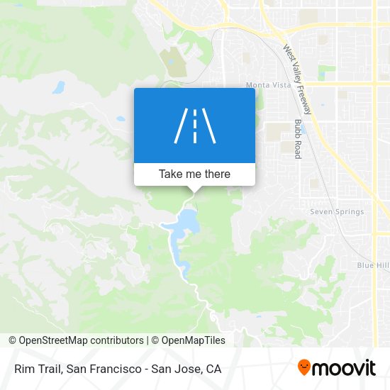 Mapa de Rim Trail