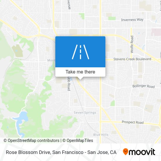 Rose Blossom Drive map