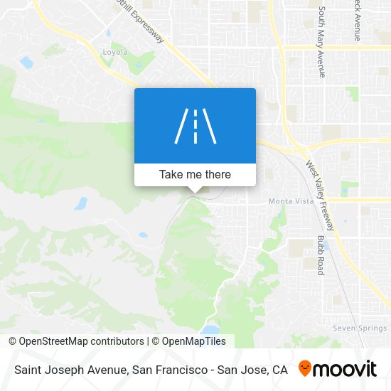 Mapa de Saint Joseph Avenue