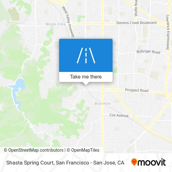 Shasta Spring Court map