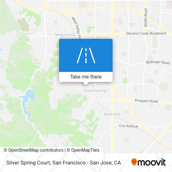 Mapa de Silver Spring Court