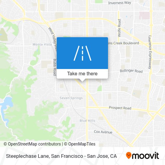 Steeplechase Lane map